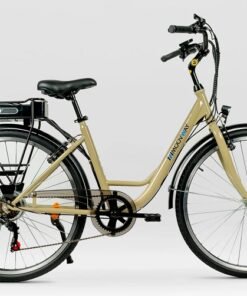 Vélo électrique ville hollandais E-Street MoovWay beige